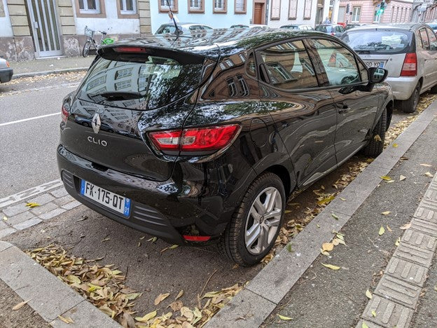 Car parked in Strasbourg France